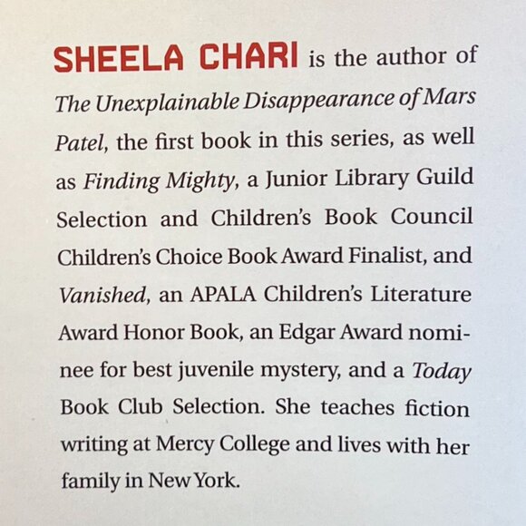 Set of 2 Mars Patel Sci-fi Adventure Middle School Book Series by Sheela Chari - Picture 9 of 14